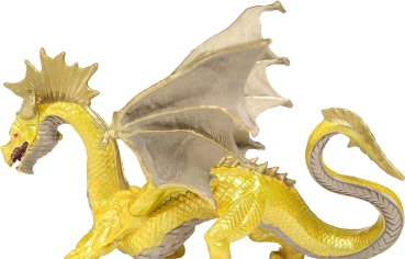 Goldener Drache (Golden Dragon) Safari Mythologie Mythical Realms Figur